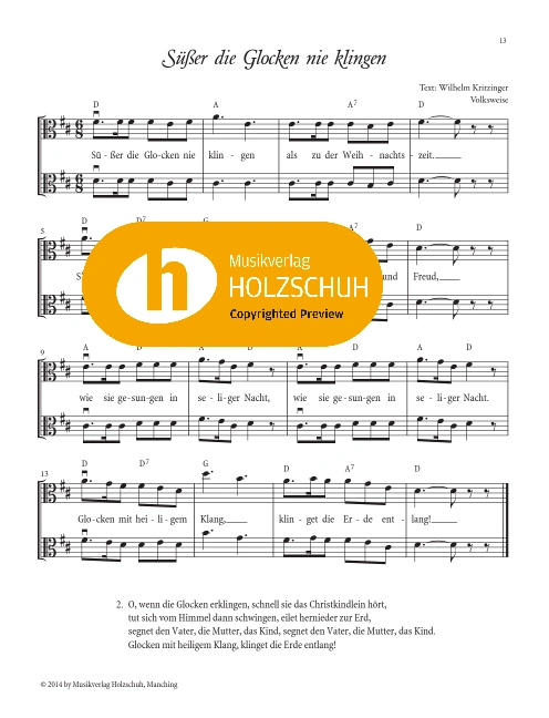 Süßer die Glocken nie klingen